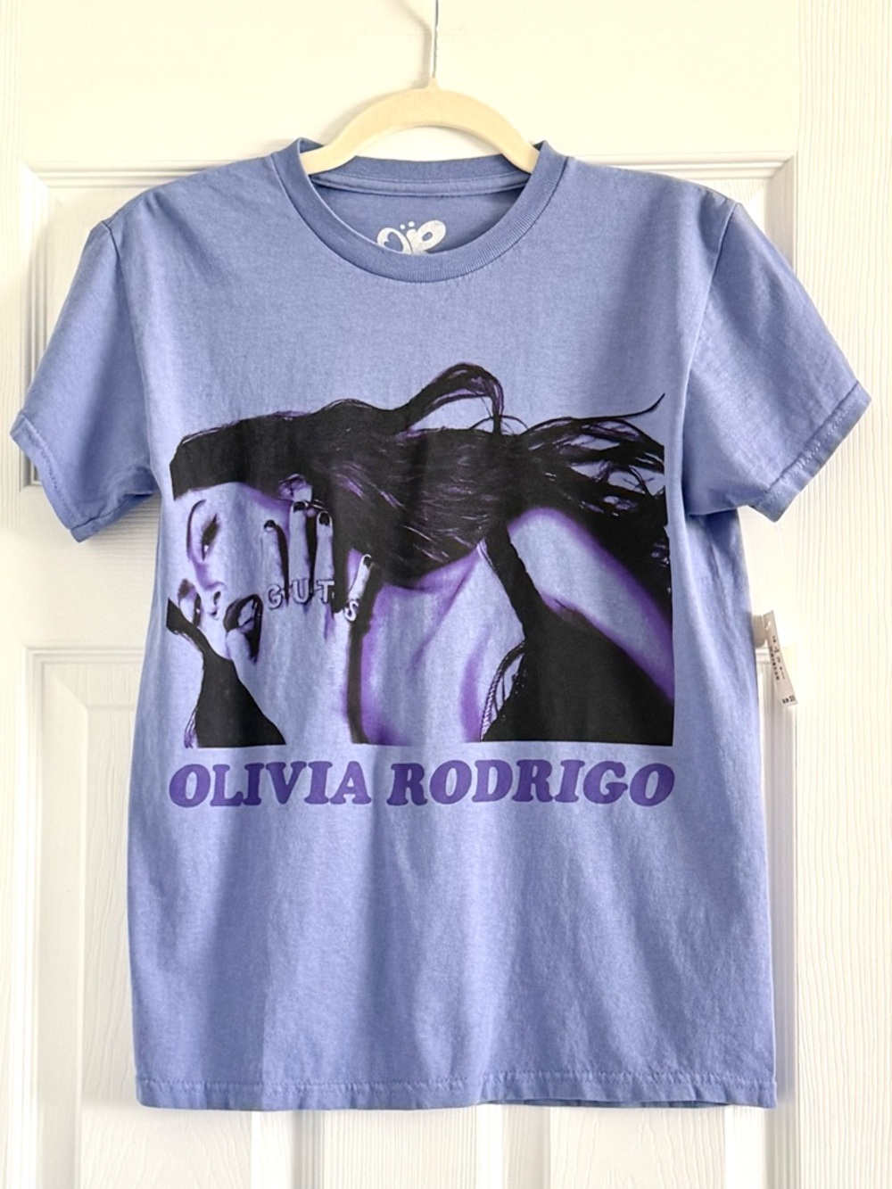 Olivia Rodrigo Lavender Graphic Short Sleeve Tee Size Small NWT